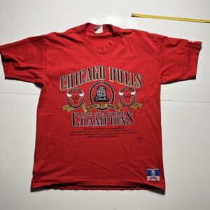 Vintage 1992 NBA Finals Chicago Bulls T Shirt Mens XL World Champions Nutmeg